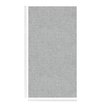 Kevyesti kiiltävä tapetti, jossa on tekstuuri ja tekstiililook, harmaa, 1404572 AS Creation