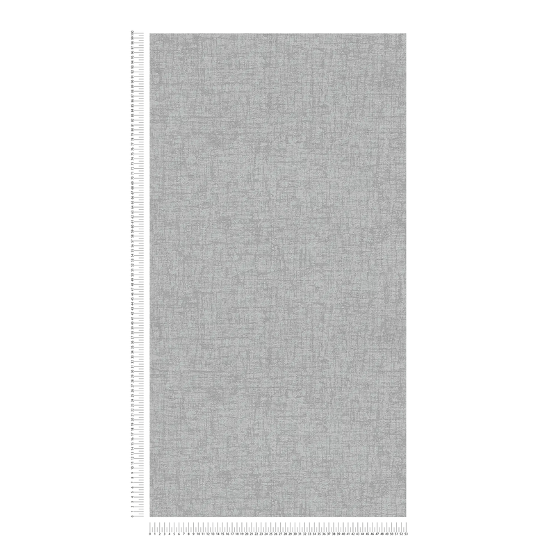 Wallpaper with texture and textile look with light sheen, grey, 1404572 AS Creation