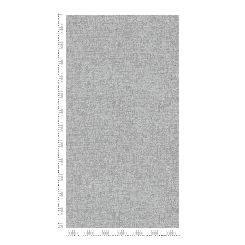 Wallpaper with texture and textile look with light sheen, grey, 1404572 AS Creation