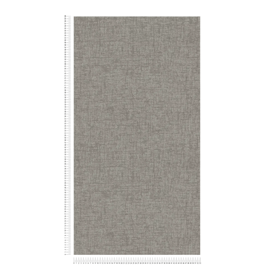 Tekstūros ir tekstilės išvaizdos tapetai su lengvu blizgesiu, tamsiai pilkos spalvos, 1404574 AS Creation
