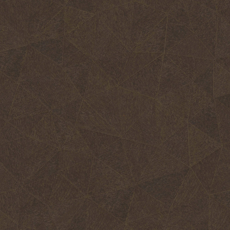 Tamsiai rudi tapetai su trikampiu, 1374176 AS Creation
