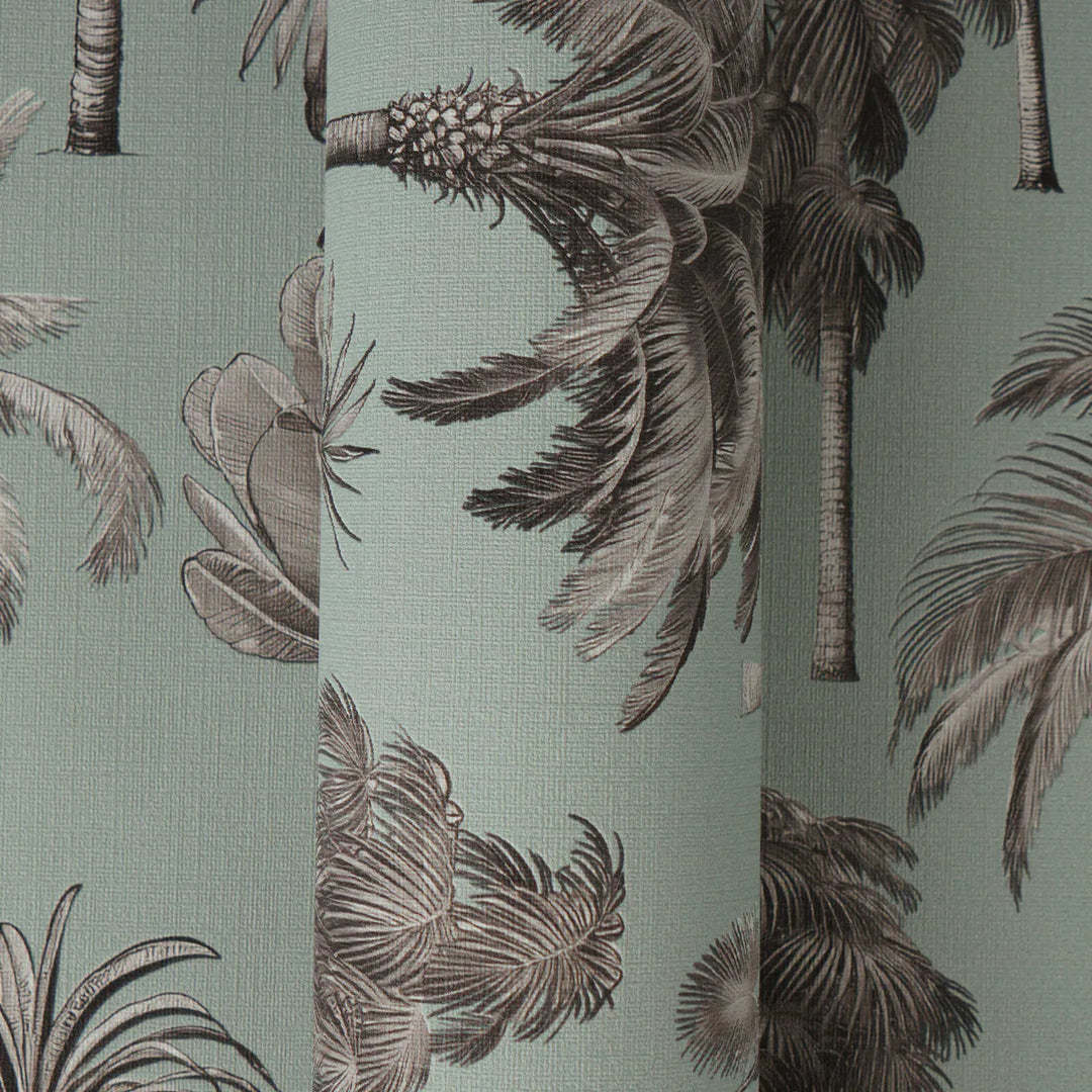 Tapetes ar tropisku palmu motīvu | salvijas zaļas - 3012241 AS Creation