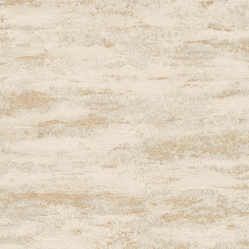 Wallpaper with light wavy pattern and shimmer effect: beige, 1372416 AS Creation