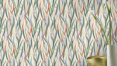 Wallpaper with grass blades, multicoloured, RASCH, 1204765 AS Creation