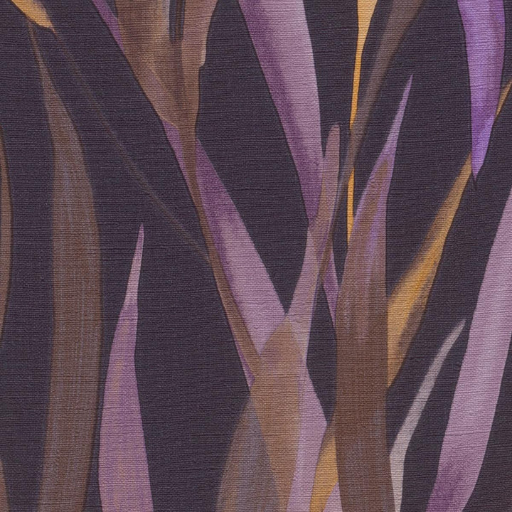 Tapetes ar zāles stiebriņiem, violetos toņos, RASCH, 330243 RASCH
