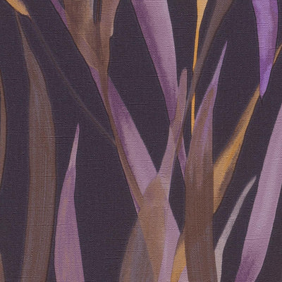 Wallpaper with grass blades in purple, RASCH, 1205003 AS Creation