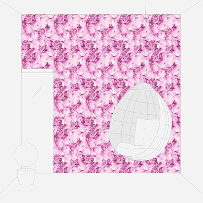 Tapetai su ryškiai rožinės spalvos gėlėmis, AS Creation 1332335 AS Creation
