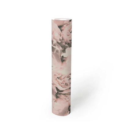 Wallpaper with flowers in soft pink, AS Creation 1332336 AS Creation