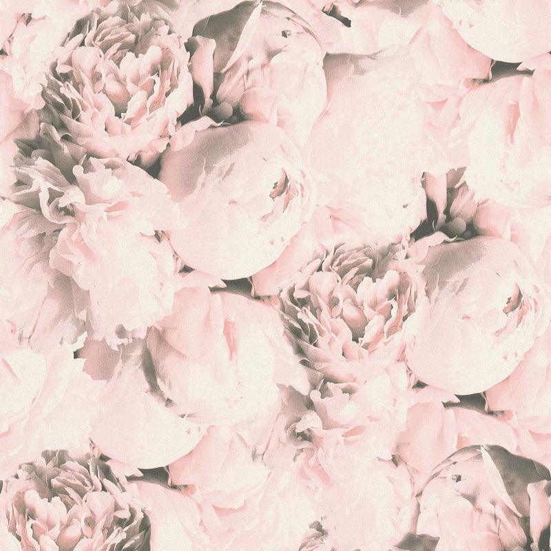 Wallpaper with flowers in soft pink, AS Creation 1332336 AS Creation