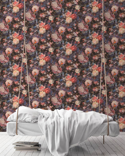 Wallpaper with floral design in vintage style, 1366163 AS Creation