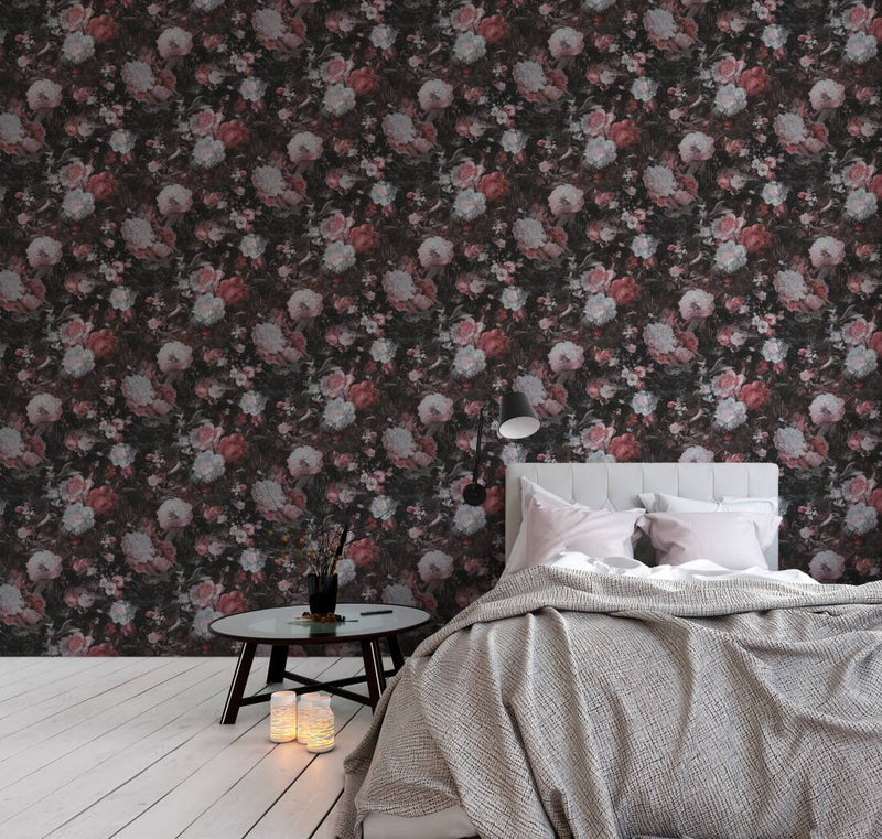 Wallpaper with floral design in vintage style, 1366166 AS Creation