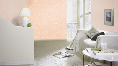 Wallpaper with floral ornaments in classic style, pink, RASCH, 2132141 AS Creation