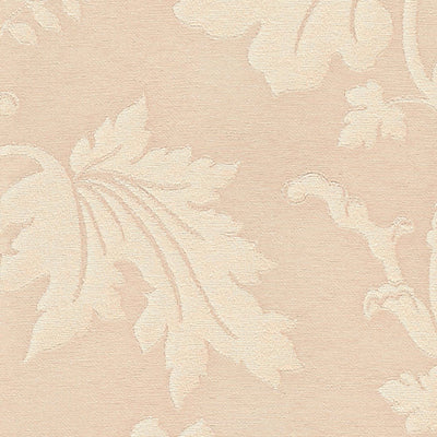 Wallpaper with floral ornaments in classic style, pink, RASCH, 2132141 AS Creation