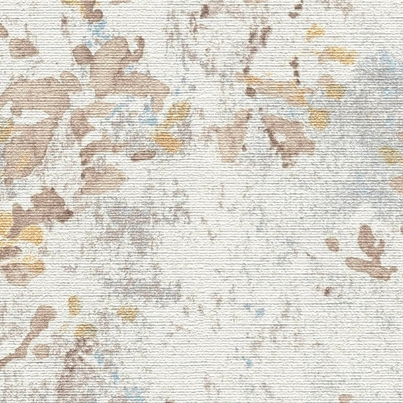 Wallpaper with floral pattern in watercolour style - grey, blue, beige, 1406326 AS Creation