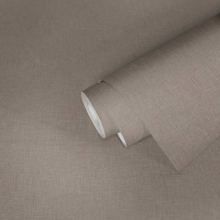 Tapetes ar tekstilmateriāla struktūru - bēšā krāsā AS 369224 AS Creation
