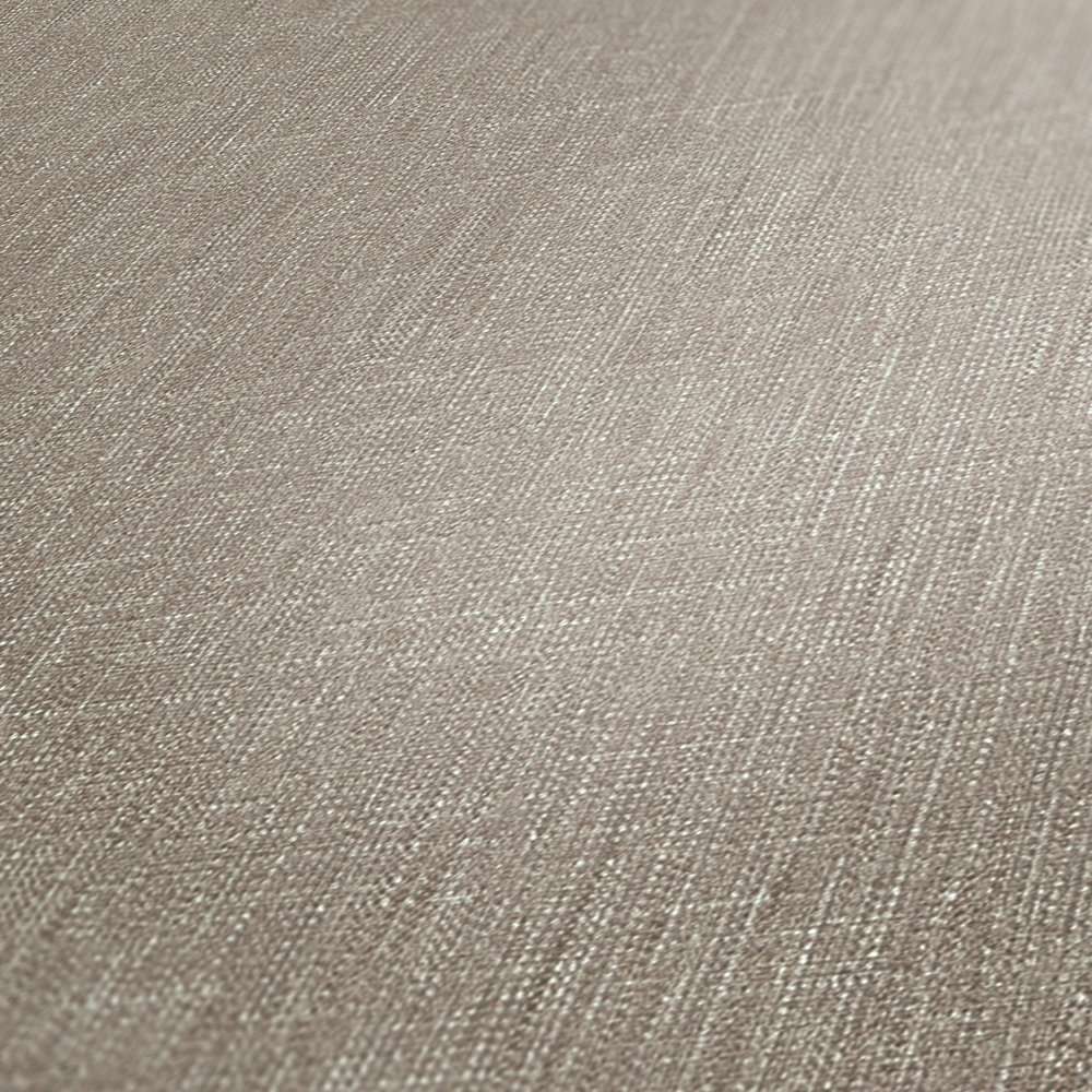 Tapetes ar tekstilmateriāla struktūru - bēšā krāsā AS 369224 AS Creation