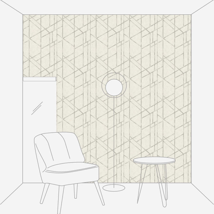 Betona tapetes ar sudraba grafisku rakstu - sudraba, balta AS 369285 AS Creation