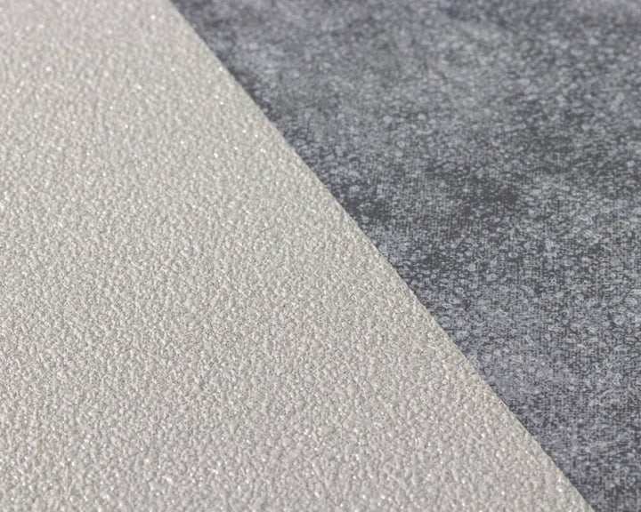 Strukturētas svītrainas tapetes - melna, pelēka, bēša AS Creation