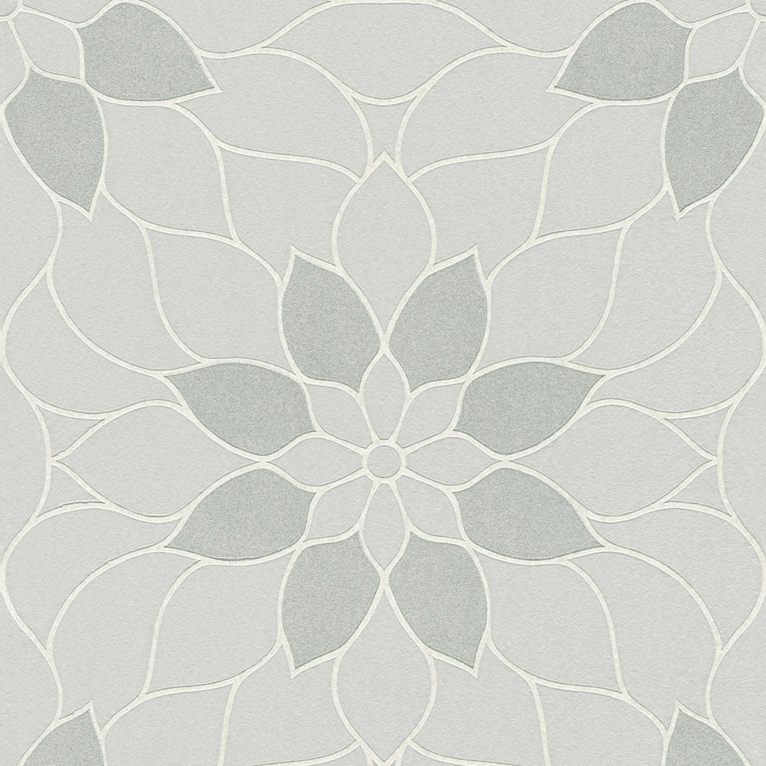 Modernas tapetes ar ziedu motīviem AS Creation 3617-21 pelēkas AS Creation