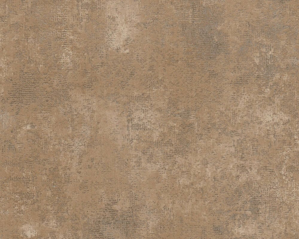 Vienkrāsainas tapetes AS Creation brūnā krāsā AS 388332 AS Creation
