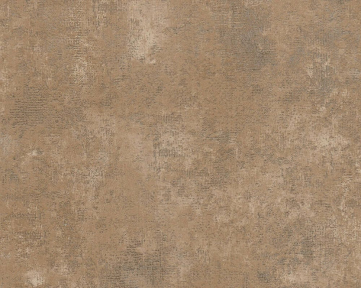 Vienkrāsainas tapetes AS Creation brūnā krāsā AS 388332 AS Creation