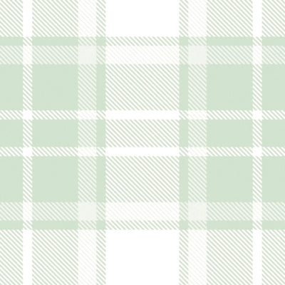 Wallpaper for children's room with tartan pattern - green 1350446 Without PVC AS Creation