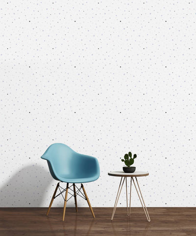 Wallpaper for children's room with dots in shades of grey, 1350353 Without PVC AS Creation