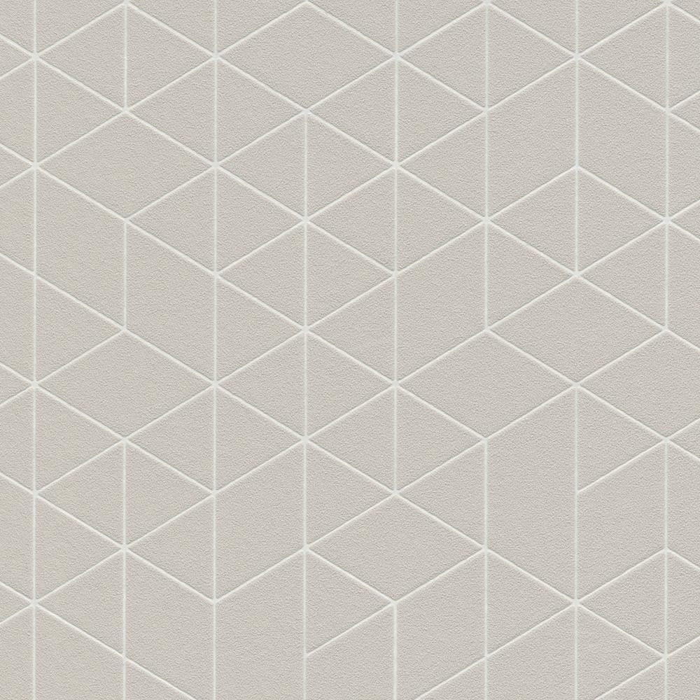 Lētas tapetes ar grafisku rakstu taupe krāsā, Erismann 646637 Erismann