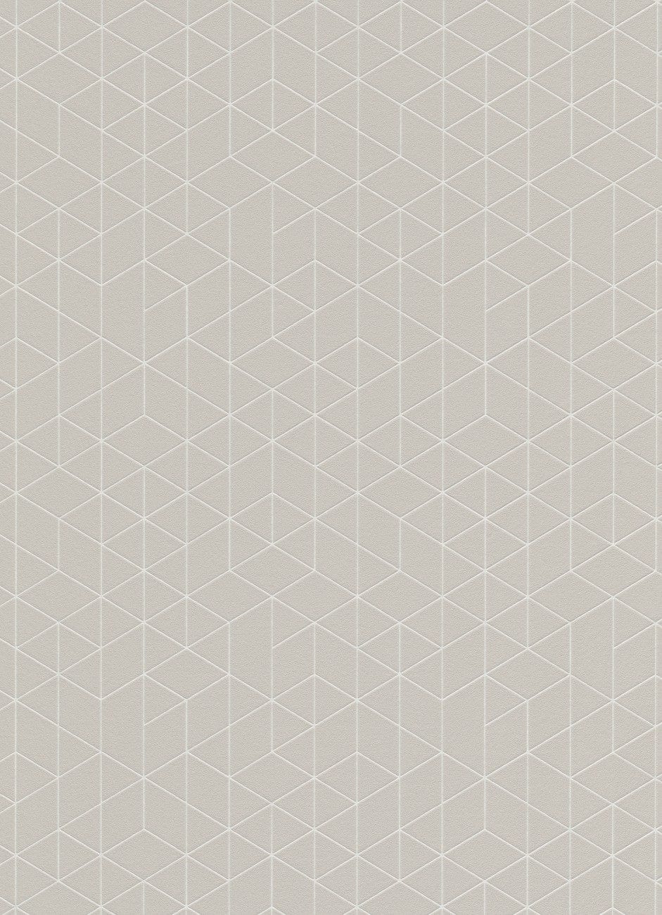 Lētas tapetes ar grafisku rakstu taupe krāsā, Erismann 646637 Erismann