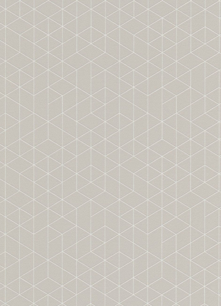 Lētas tapetes ar grafisku rakstu taupe krāsā, Erismann 646637 Erismann