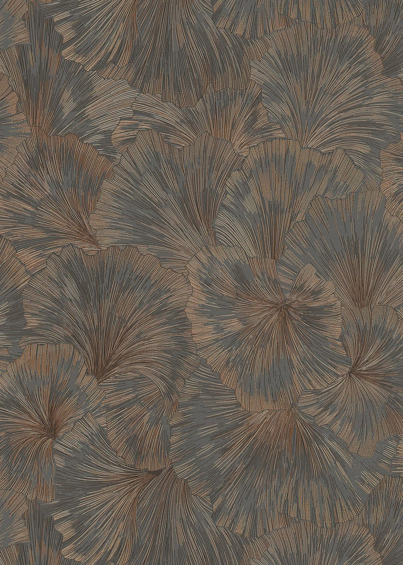 Wallpaper Erismann - gently intertwined leaves in brinzen/black, 3752043 Erismann