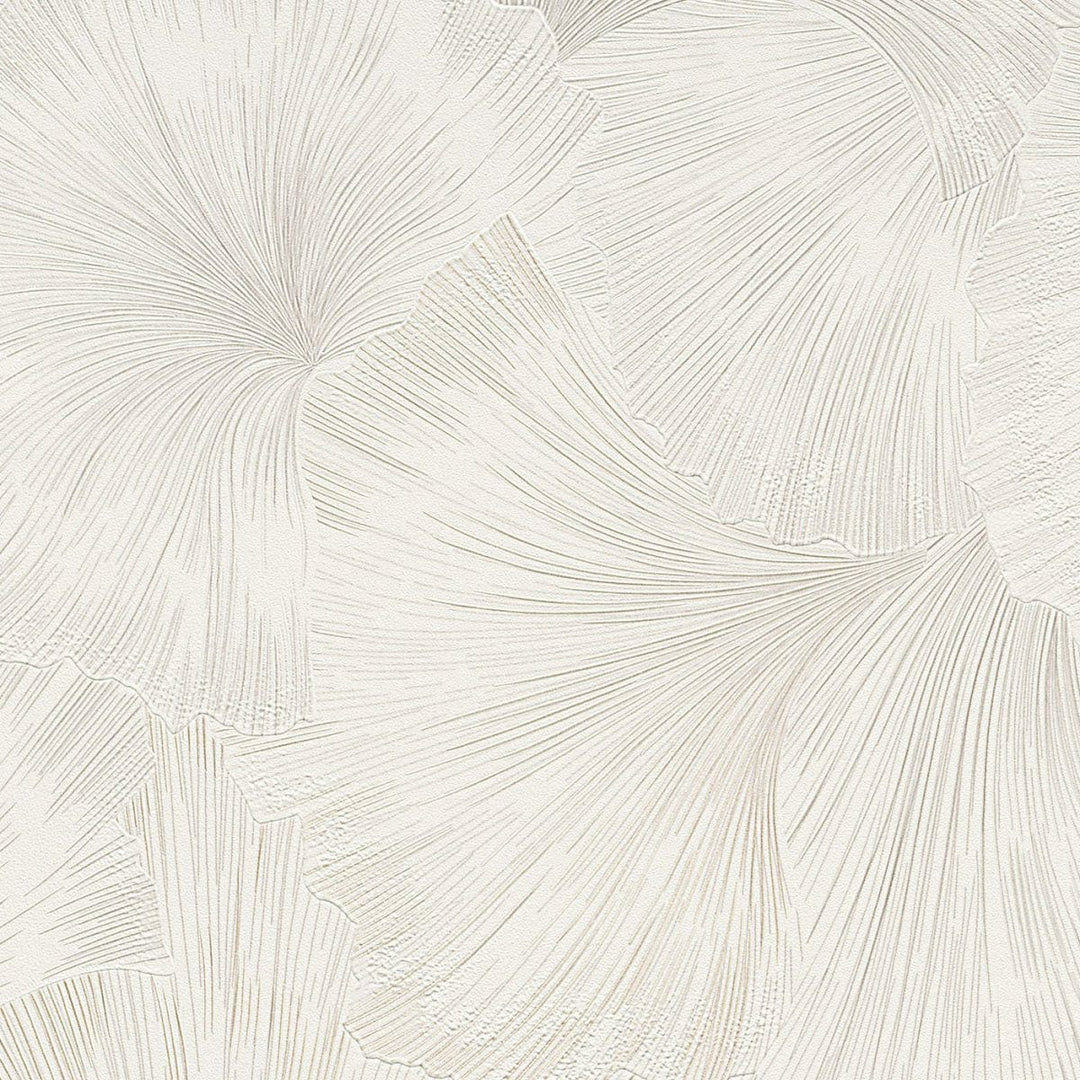 Tapetes Erismann - maigi savijušās lapas krēmkrāsā, 1037326 Erismann