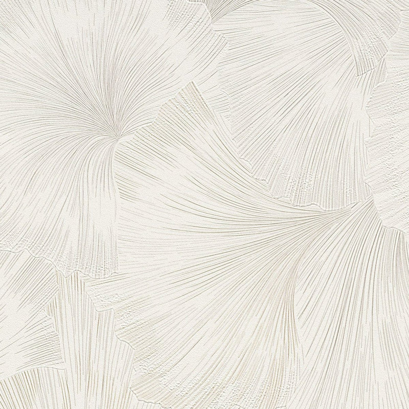 Tapetes Erismann - maigi savijušās lapas krēmkrāsā, 3752016 Erismann