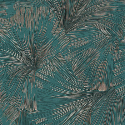 Tapeet Erismann - õrnalt põimunud lehed rohelise ja kuldse värviga, 3752007 Erismann
