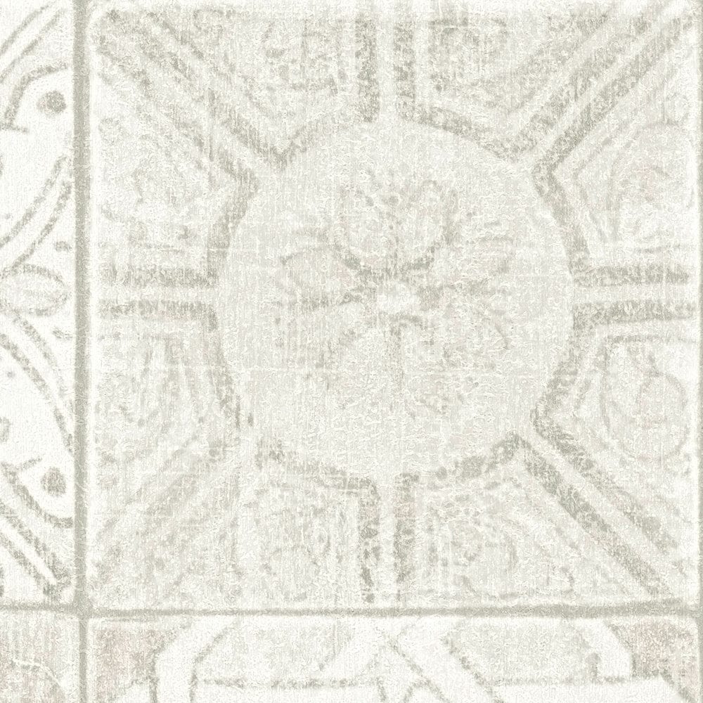 Gaišas tapetes ar nacionāliem ornamentiem AS Creation 36205-2 AS Creation