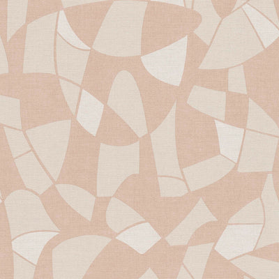Geometriniai tapetai - smėlio spalvos, kreminė, 1373424 AS Creation