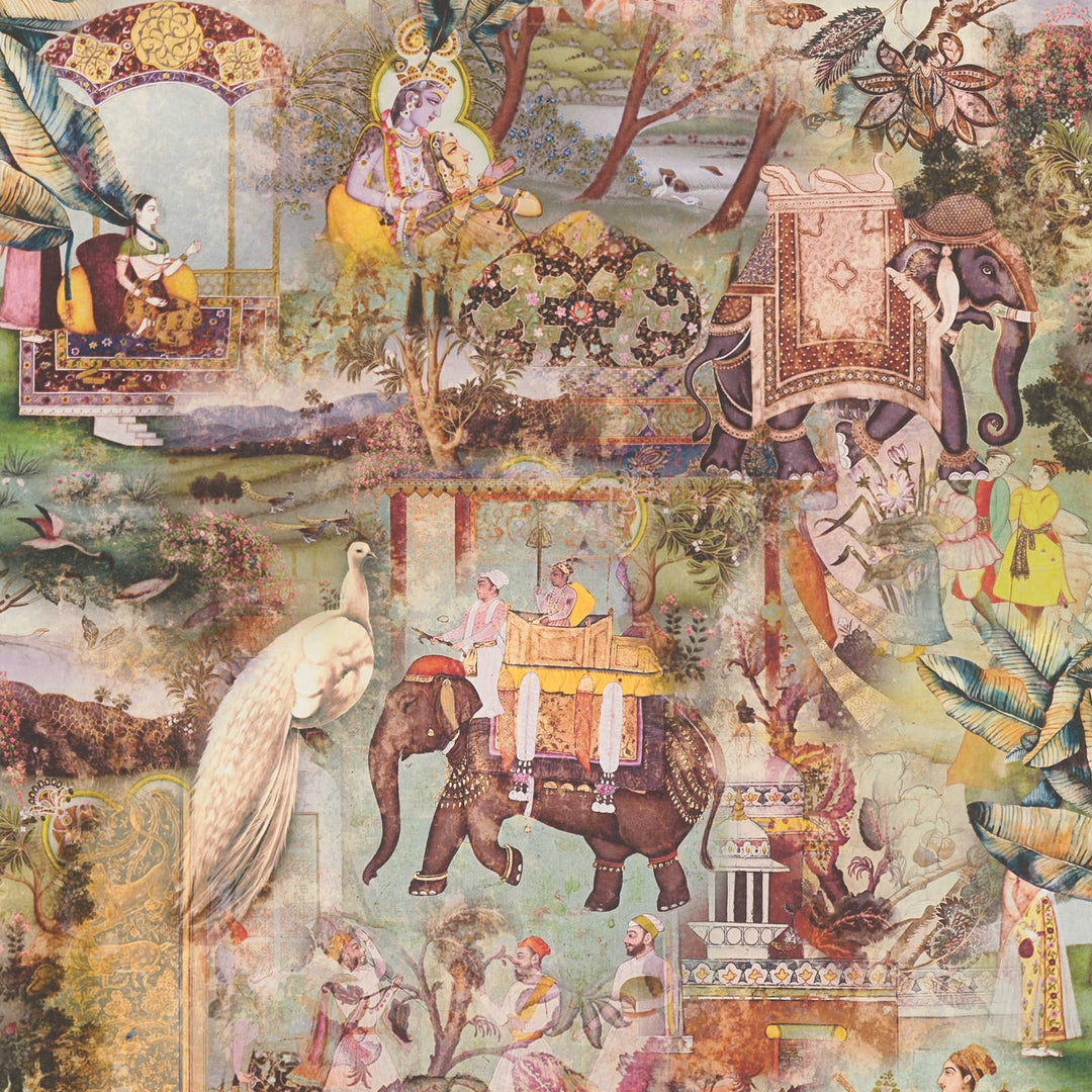 Ar dabas motīviem tapetes AS Creation daudzkrāsainas AS 381734 AS Creation