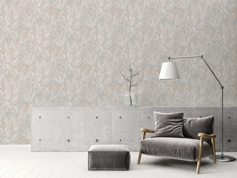 Wallpapers in soft shades and matt finish - grey, beige, 1406366 AS Creation
