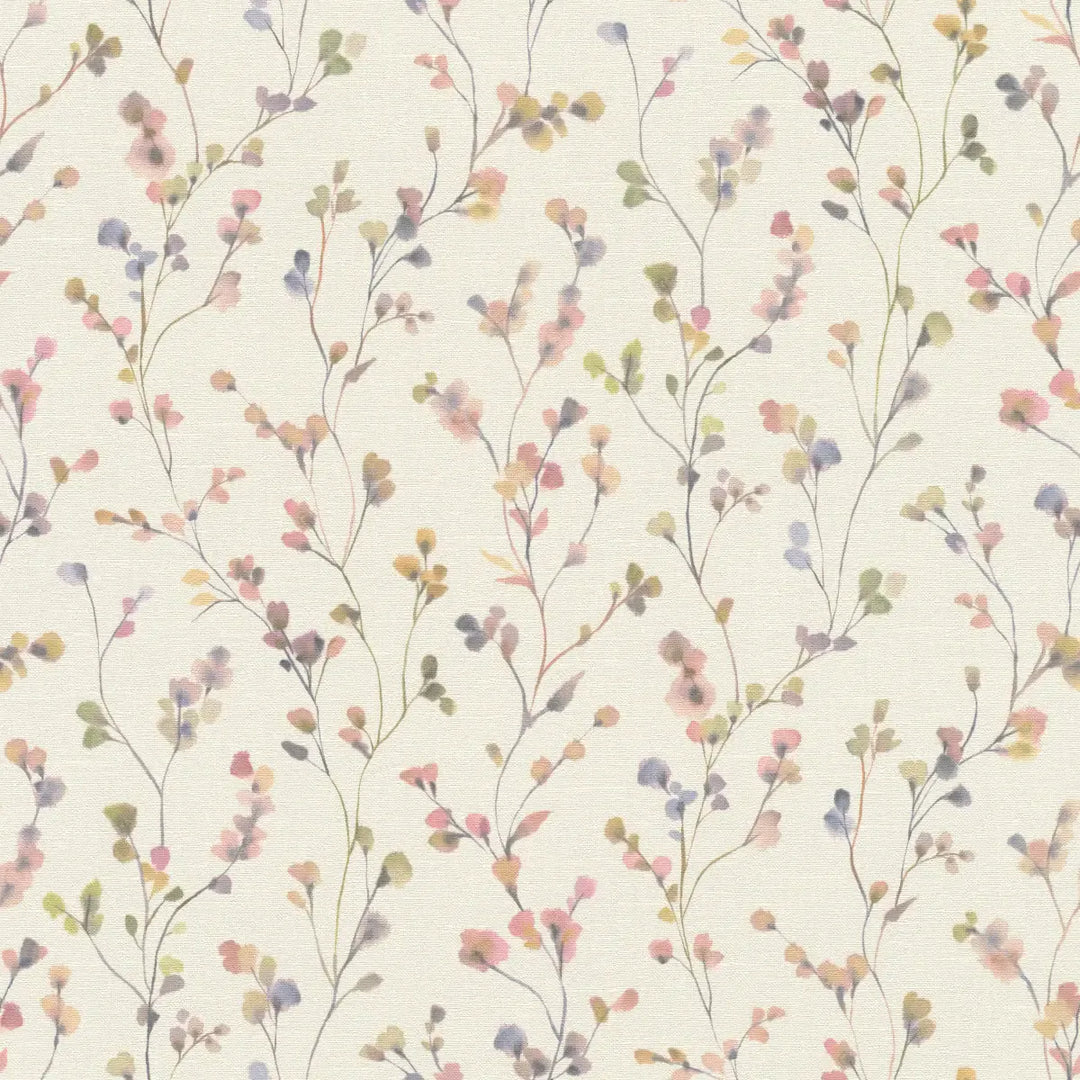 RASCH Wallpaper 2510303 | Botanical motif in warm earth tones