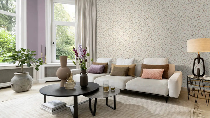RASCH Wallpaper 2510303 | Botanical motif in warm earth tones