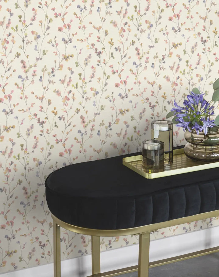 RASCH Wallpaper 2510303 | Botanical motif in warm earth tones