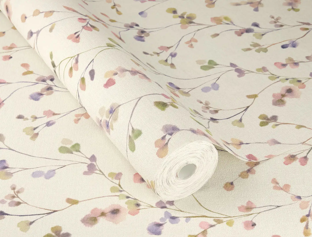 RASCH Wallpaper 2510303 | Botanical motif in warm earth tones