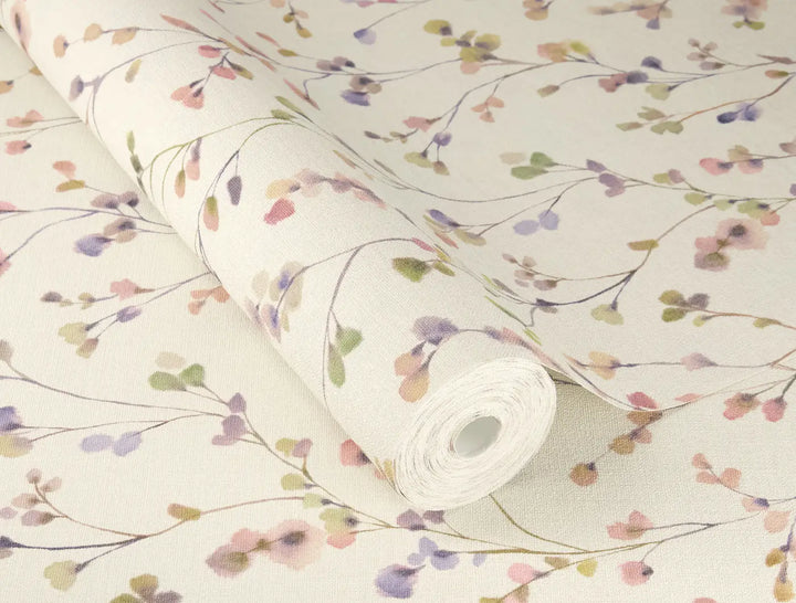 RASCH Wallpaper 2510303 | Botanical motif in warm earth tones