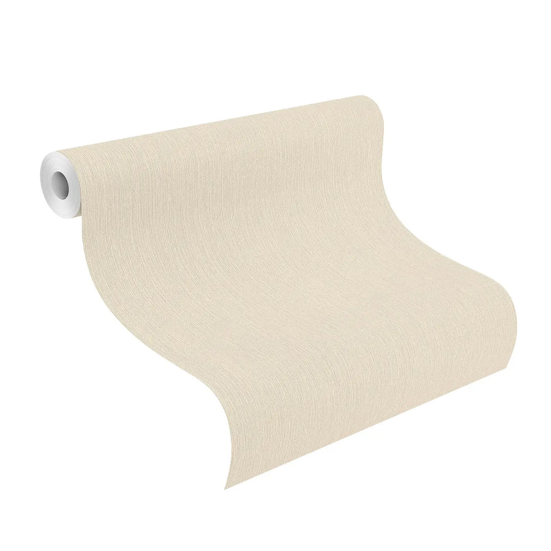 RASCH Wallpaper 2030354 | Warm sandy shade with a vertical textile texture
