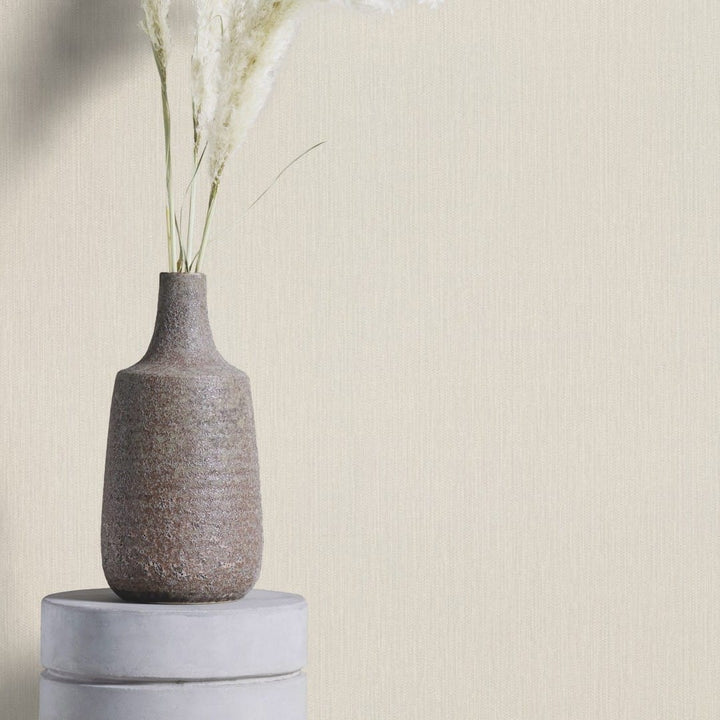 RASCH Wallpaper 2030461 | Ivory shade with a textile texture