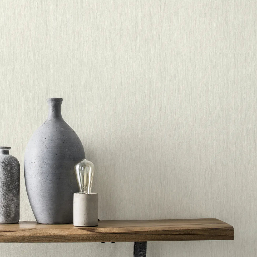 RASCH Wallpaper 2030461 | Ivory shade with a textile texture