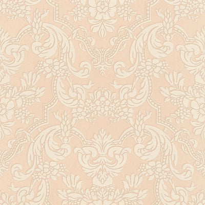 RASCH tapetai su klasikiniais smėlio ir rožinės spalvos ornamentais, 2132351 RASCH