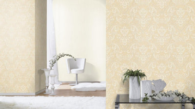 RASCH wallpaper with classic ornaments in warm colours, 2132372 RASCH