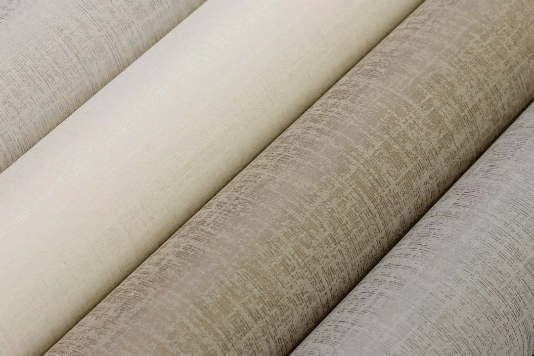 Tapetes RASCH ar smalku tekstila tekstūru, taupe, 653748 RASCH