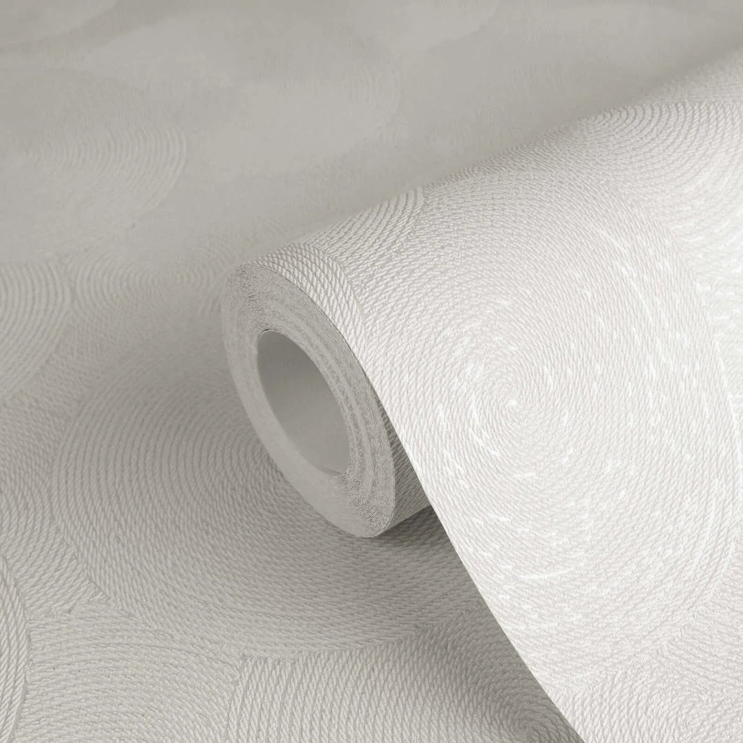 Krēmkrāsas tapetes ar apļiem (3010630) AS Creation